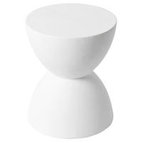 COUCHTISCH 32/32/40 cm Weiß  - Weiß, Design, Stein (32/32/40cm) - MID.YOU