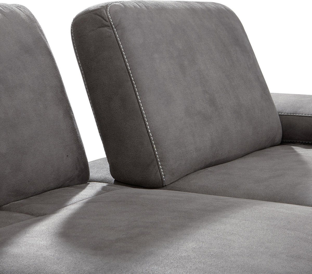 ECKSOFA Rot Mikrofaser  - Beige/Rot, Design, Textil/Metall (178/298cm) - Valnatura