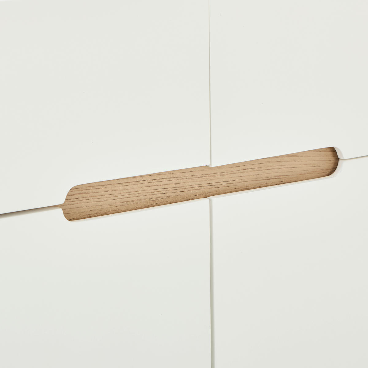 KOMMODE 110/91/40 cm  in Weiss, Eiche Artisan  - Weiss/Eiche Artisan, Design, Holzwerkstoff/Metall (110/91/40cm) - Carryhome