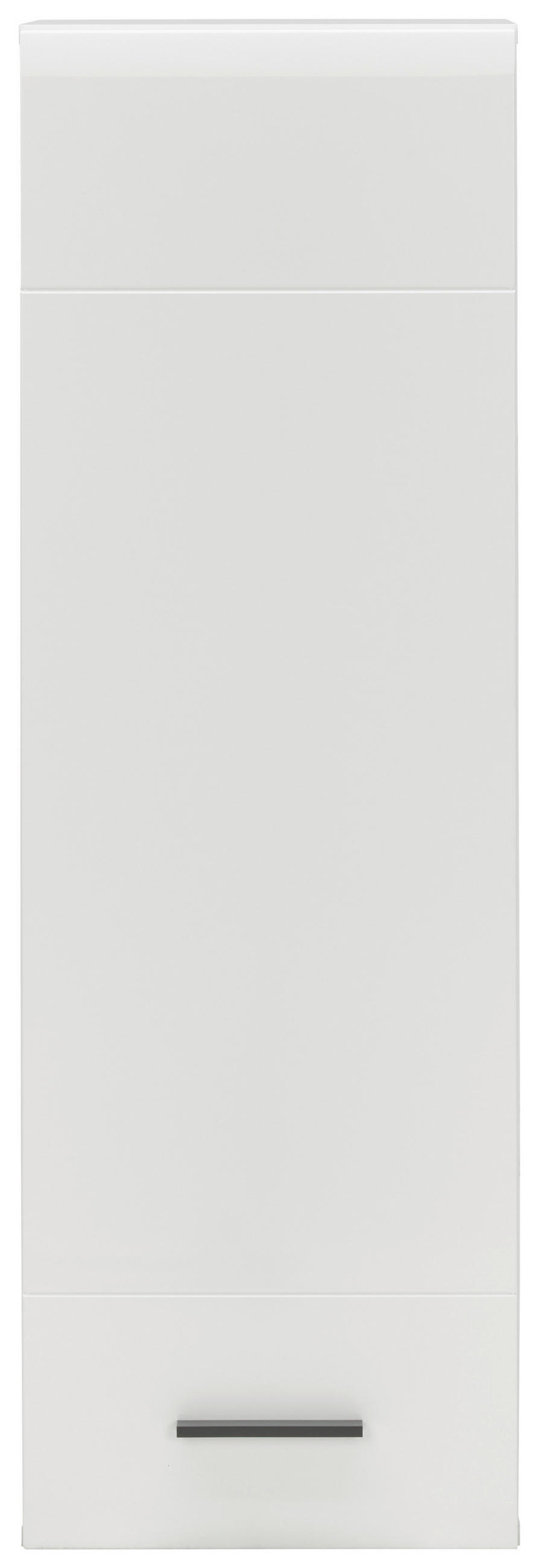 ZÁVESNÁ VITRÍNA, antracitová, biela, 40/122/35 cm - biela/antracitová, Modern, kompozitné drevo/plast (40/122/35cm) - Hom`in