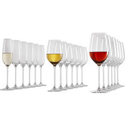 GLÄSERSET 18-teilig - Klar, KONVENTIONELL, Glas - Schott Zwiesel