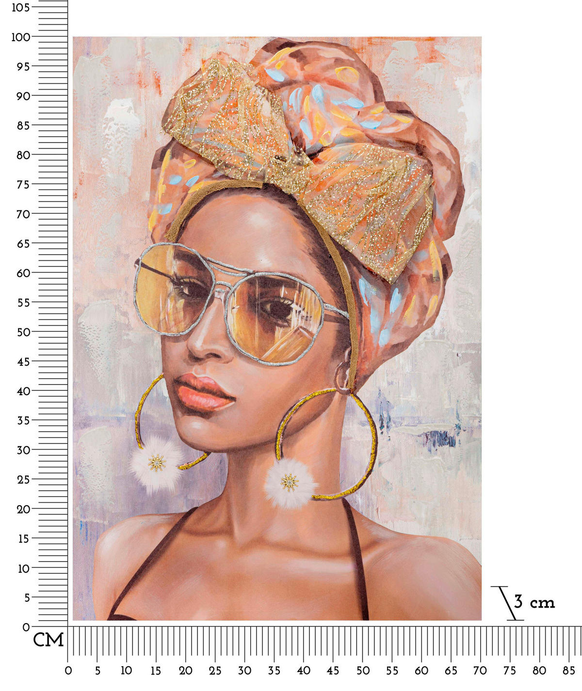 LEINWANDBILD Frauen  - Basics, Holz/Textil (70/100/3cm)
