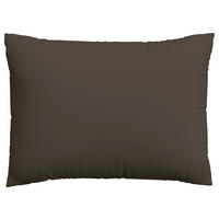 KOPFPOLSTERBEZUG WOVEN SATIN 60/80 cm  - Dunkelbraun, Basics, Textil (60/80cm) - Schlafgut