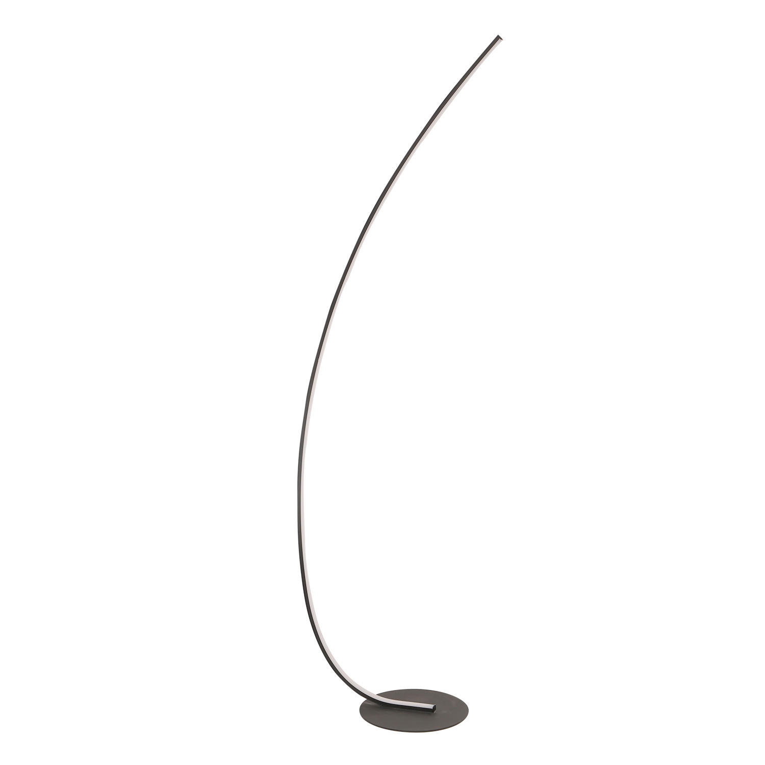 LED-STEHLEUCHTE 50/22/130 cm    - Titanfarben/Schwarz, KONVENTIONELL, Kunststoff/Metall (50/22/130cm)