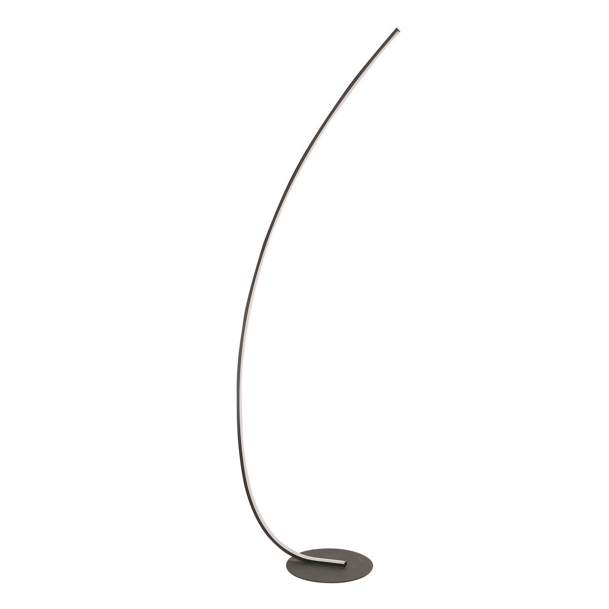 LED-STEHLEUCHTE 50/22/130 cm    - Titanfarben/Schwarz, KONVENTIONELL, Kunststoff/Metall (50/22/130cm)