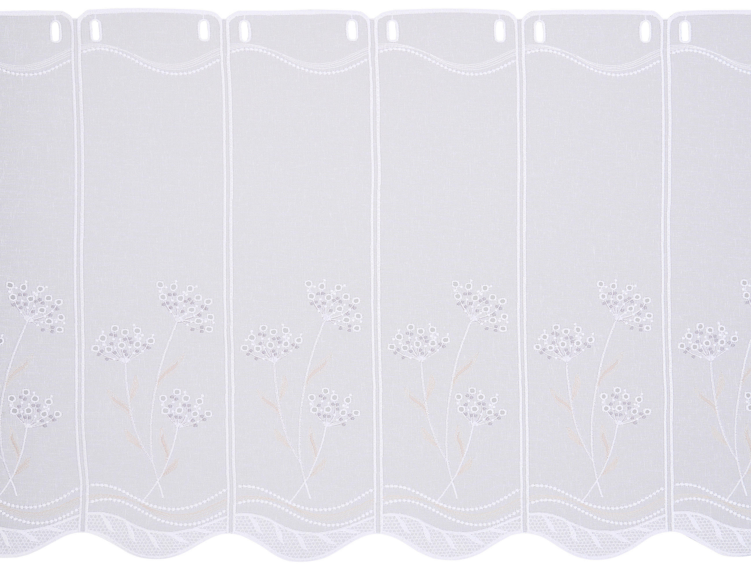 KRÁTKA ZÁCLONA, polopriehľadné, 45 cm - sivá, Konventionell, plast (45cm) - Esposa