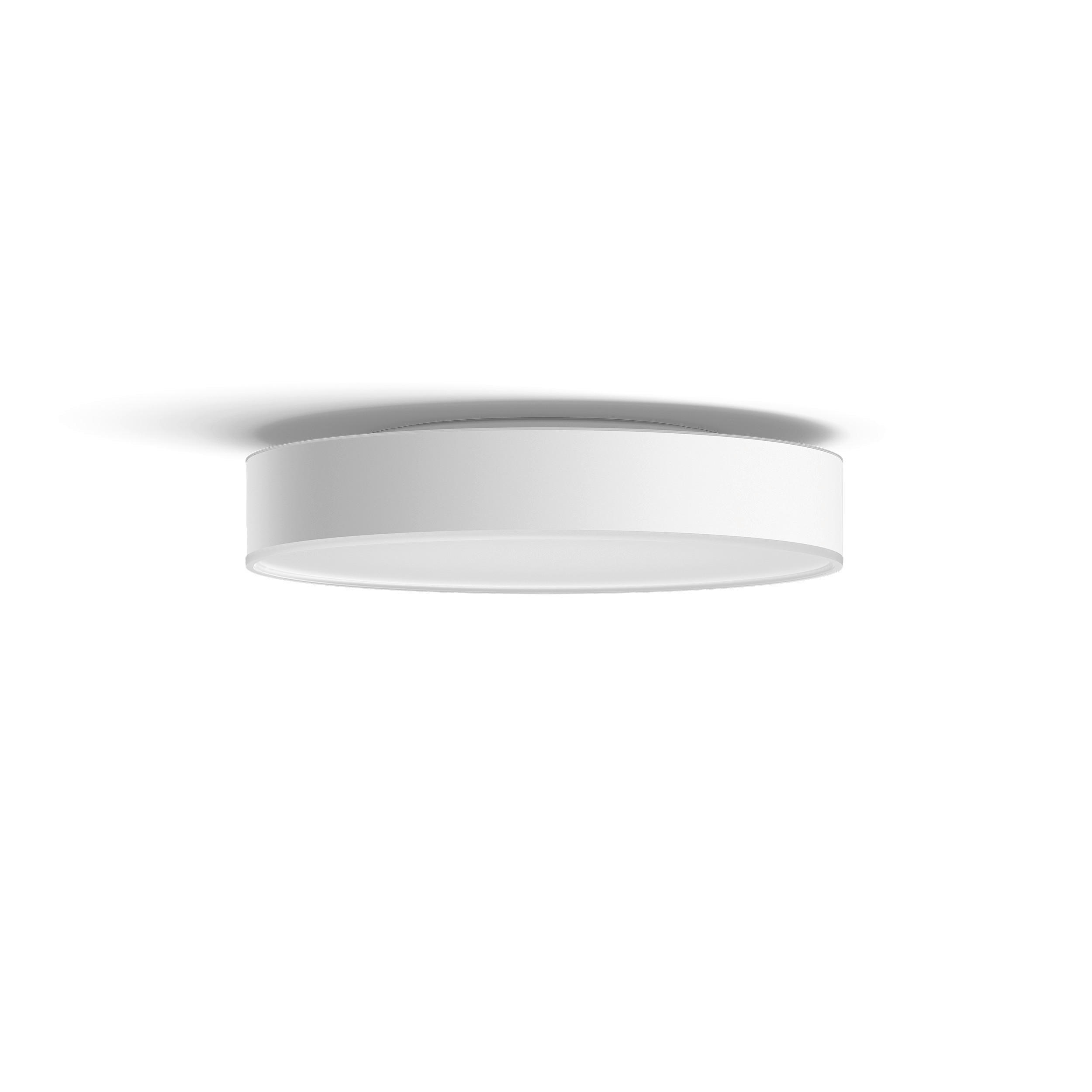 LED-DECKENLEUCHTE Enrave M 38,1/8,4 cm   - Weiß, Design, Kunststoff (38,1/8,4cm) - Philips HUE