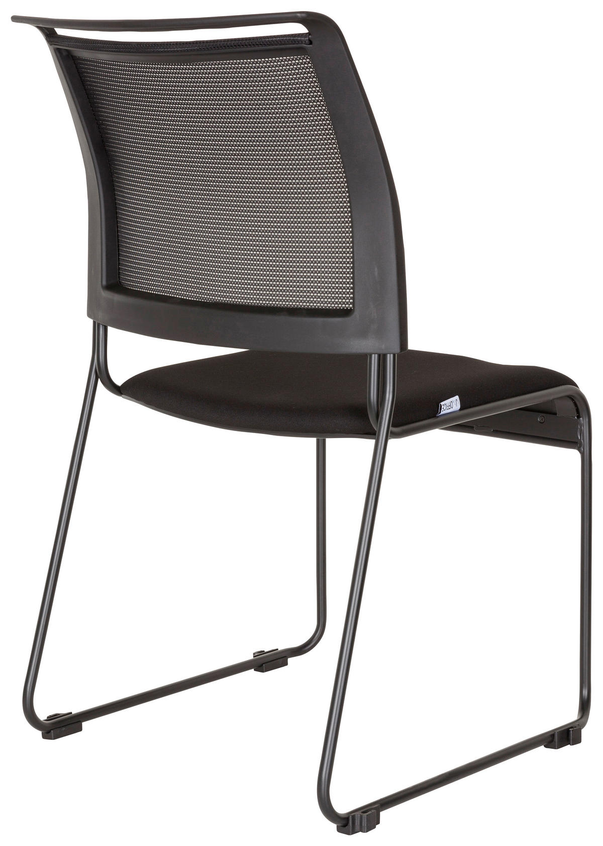 BESÖKSSTOL  i nätklädsel, flatväv svart  - svart, Modern, metall/textil (48/87/61cm) - MID.YOU