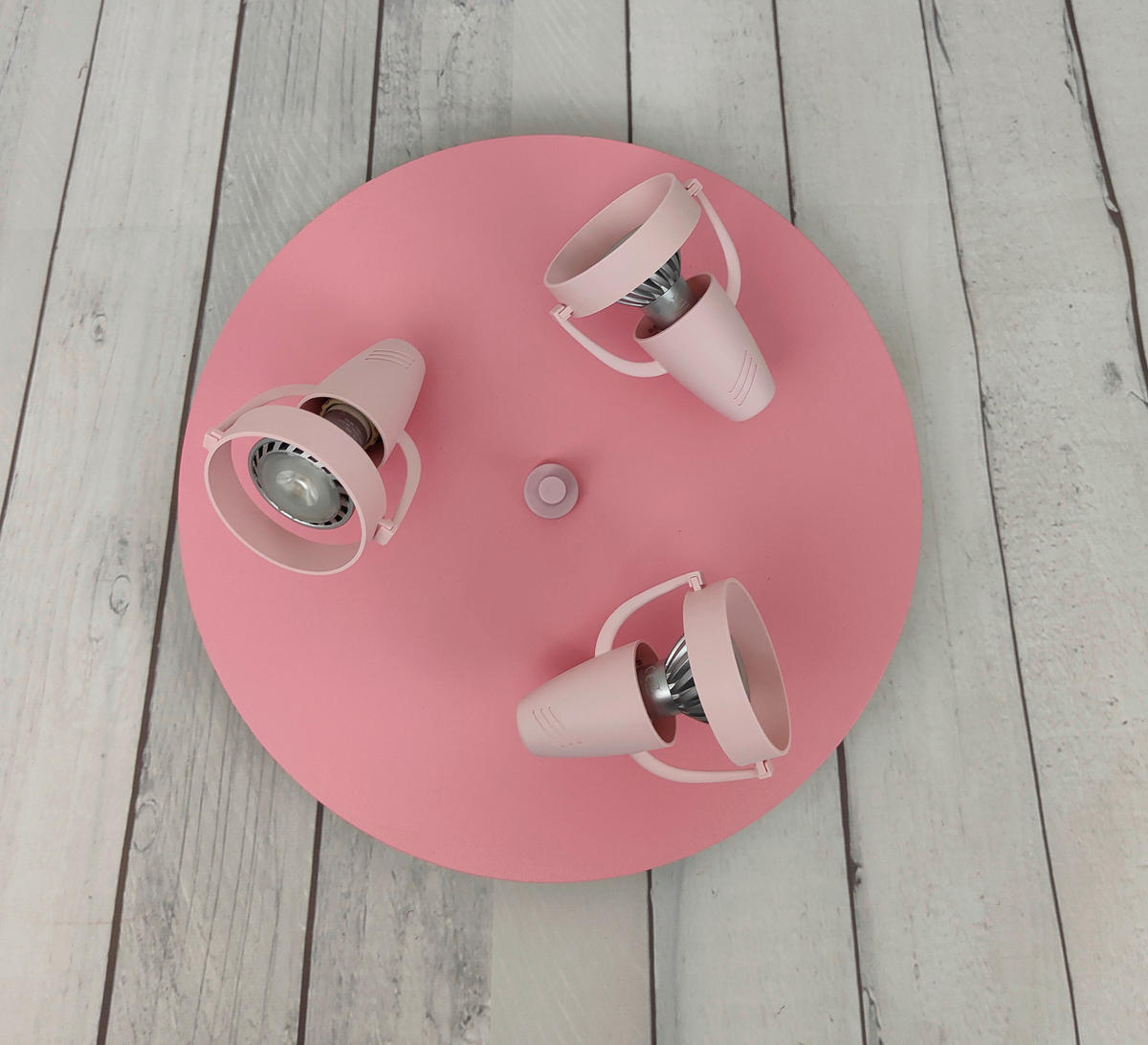 DECKENLEUCHTE 35/35/15 cm   - Rosa, Basics, Holzwerkstoff/Kunststoff (35/35/15cm)