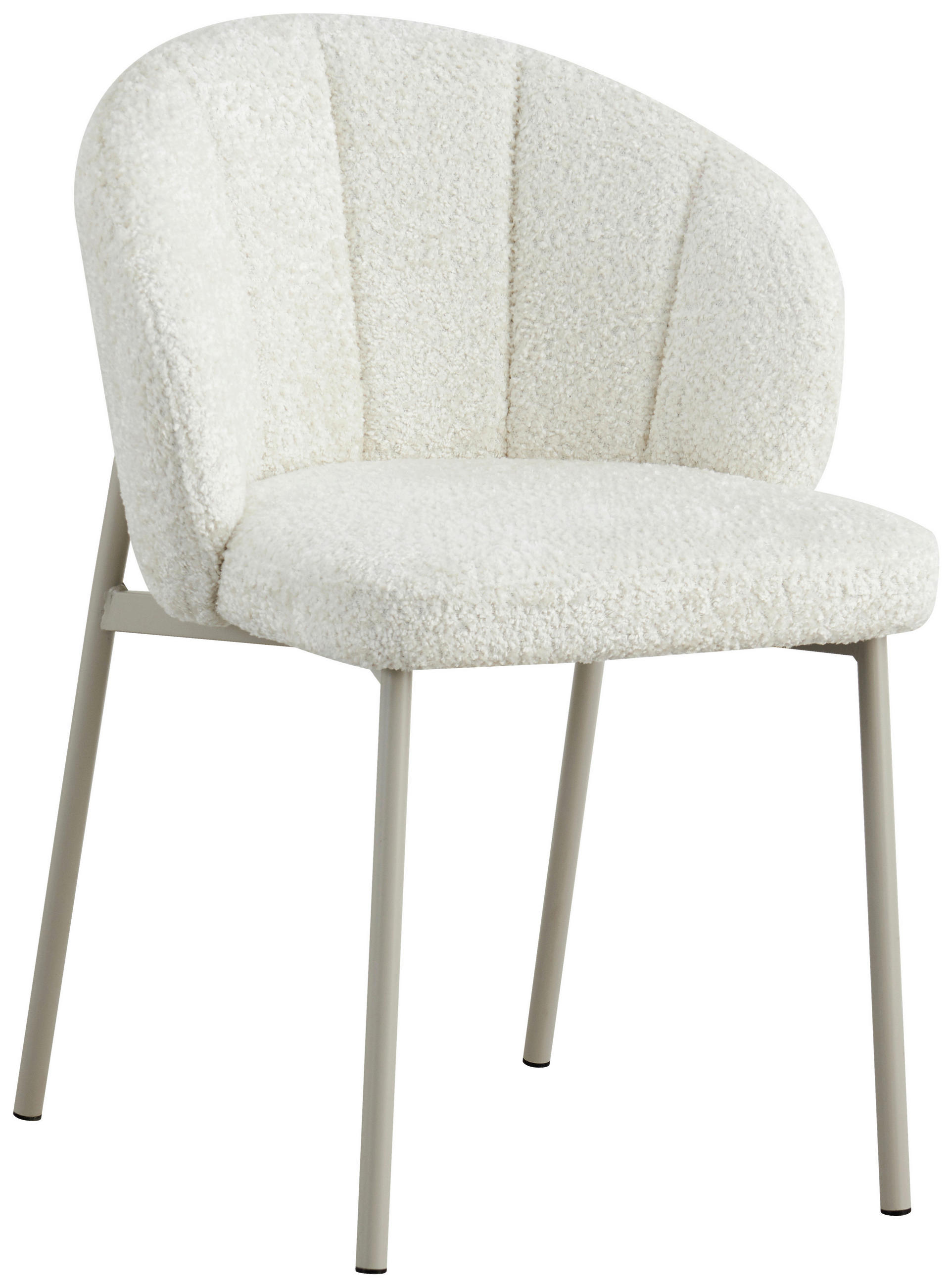 STUHL Struktur Beige  - Beige, Design, Textil/Metall (59/81/60cm) - Carryhome