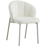 STUHL  Stoffauswahl Struktur  - Beige, Design, Textil/Metall (59/81/60cm) - Carryhome