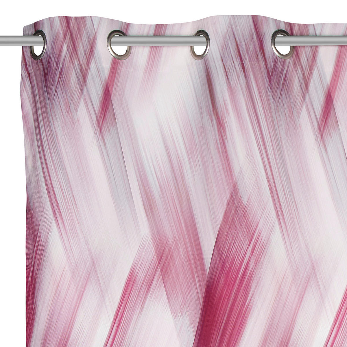 ÖSENSCHAL Gio halbtransparent 140/255 cm   - Rot, Design, Textil (140/255cm) - Novel
