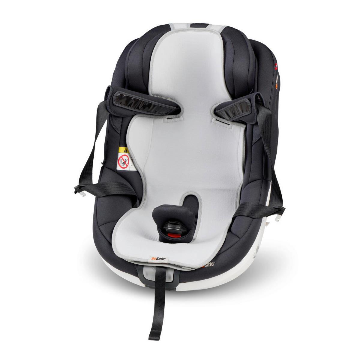 NAVLAKA ZA AUTOSJEDALICU  BeSafe   - svijetlo siva, Basics, tekstil (77cm) - Besafe