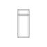 DREHTÜRENSCHRANK in Weiß - Silberfarben/Weiß, Design, Glas/Holzwerkstoff (101,9/220/37,5cm) - Jutzler DREHTÜRENSCHRANK in Weiß - Silberfarben/Weiß, Design, Glas/Holzwerkstoff (101,9/220/37,5cm) - Jutzler