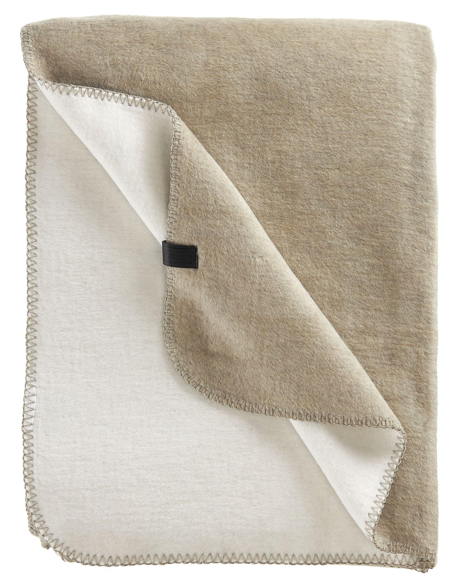 PLAID SW-Pebble beige  - Beige, Design, Textil (150/200cm) - Schöner Wohnen