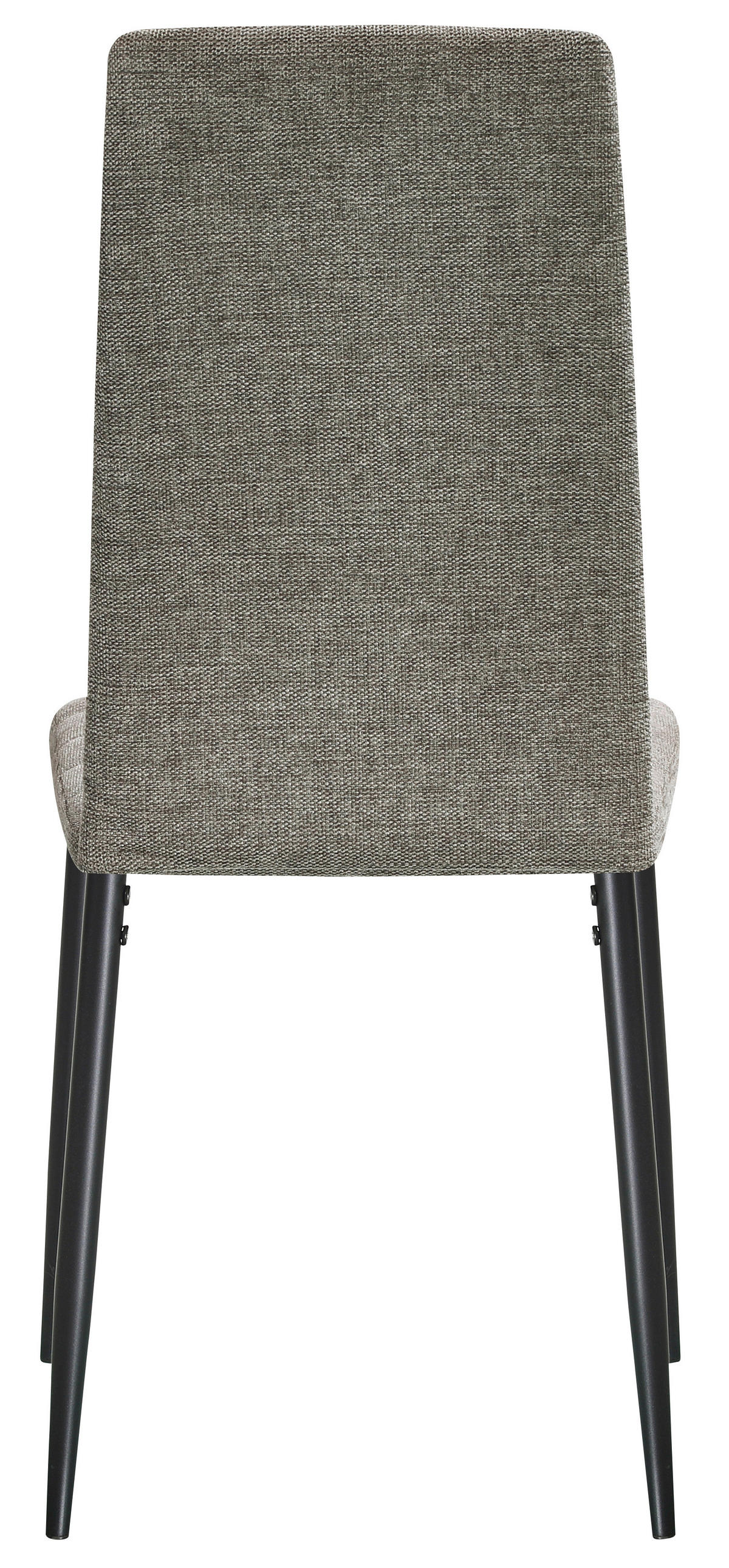 STOL S ŠTIRIMI NOGAMI, kovina, tekstil črna, svetlo siva  - črna/svetlo siva, Konvencionalno, kovina/tekstil (41/93/55cm) - Boxxx