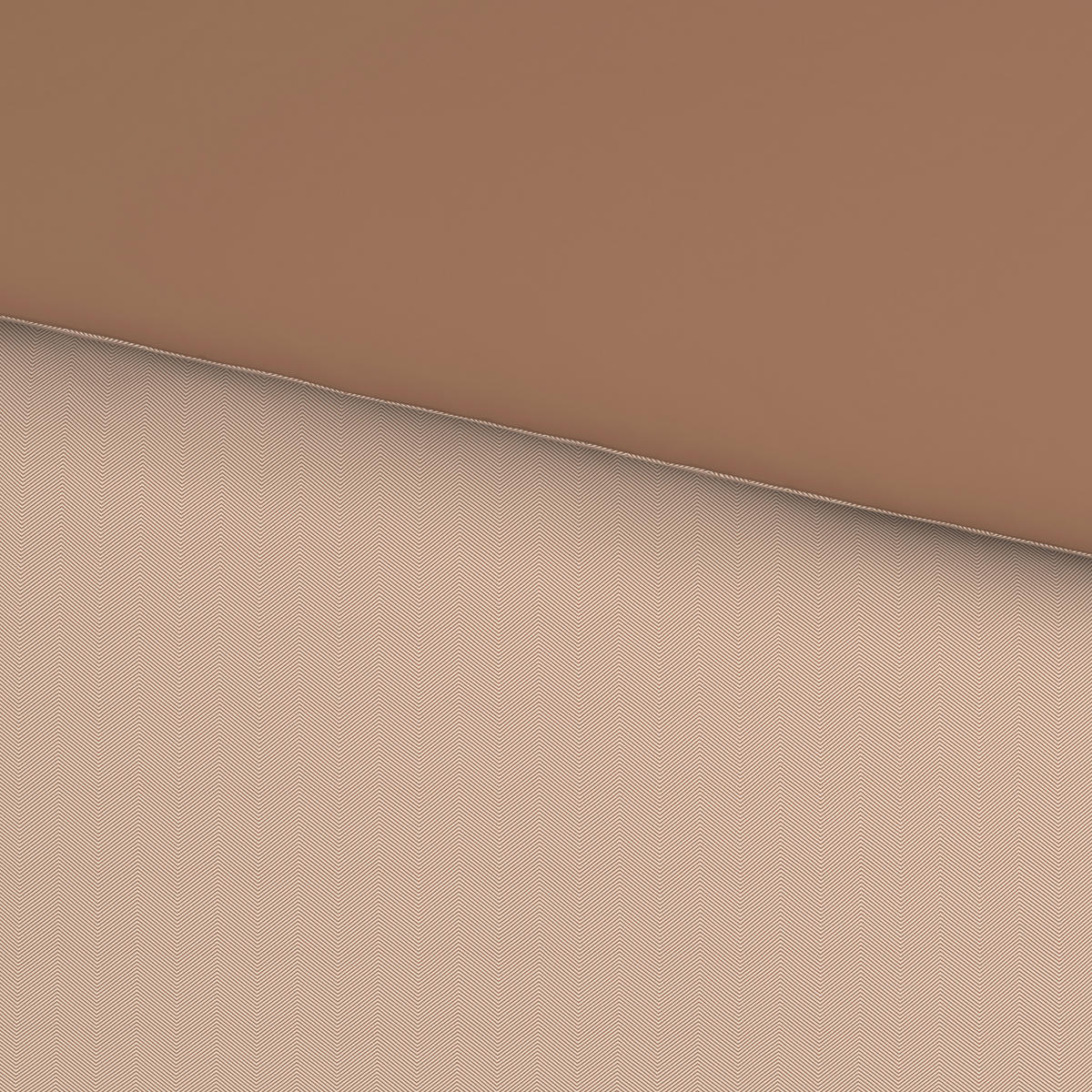 WENDEBETTWÄSCHE 140/200 cm  - Beigebraun, Textil (140/200cm) - Dieter Knoll