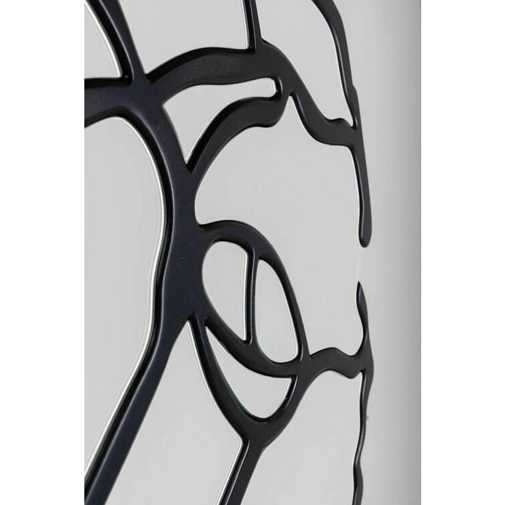 Thumbnail - Kare-Design Wandspiegel, Schwarz, Glas, Holzwerkstoff, rund, 100x100x2.5 cm, Spiegel, Wandspiegel