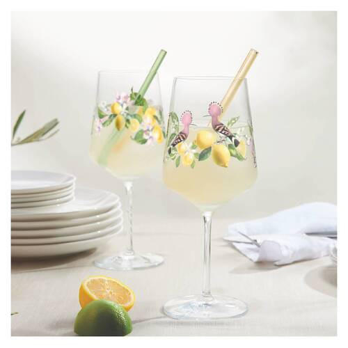 SPRITZERGLAS 544 ml 4-teilig - Gelb/Rosa, Trend, Glas (9,3/22,5/9,3cm) - Ritzenhoff