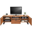 TV-ELEMENT 172,8/52/47 cm  - Eichefarben/Schwarz, Trend, Holz/Metall (172,8/52/47cm) - Landscape