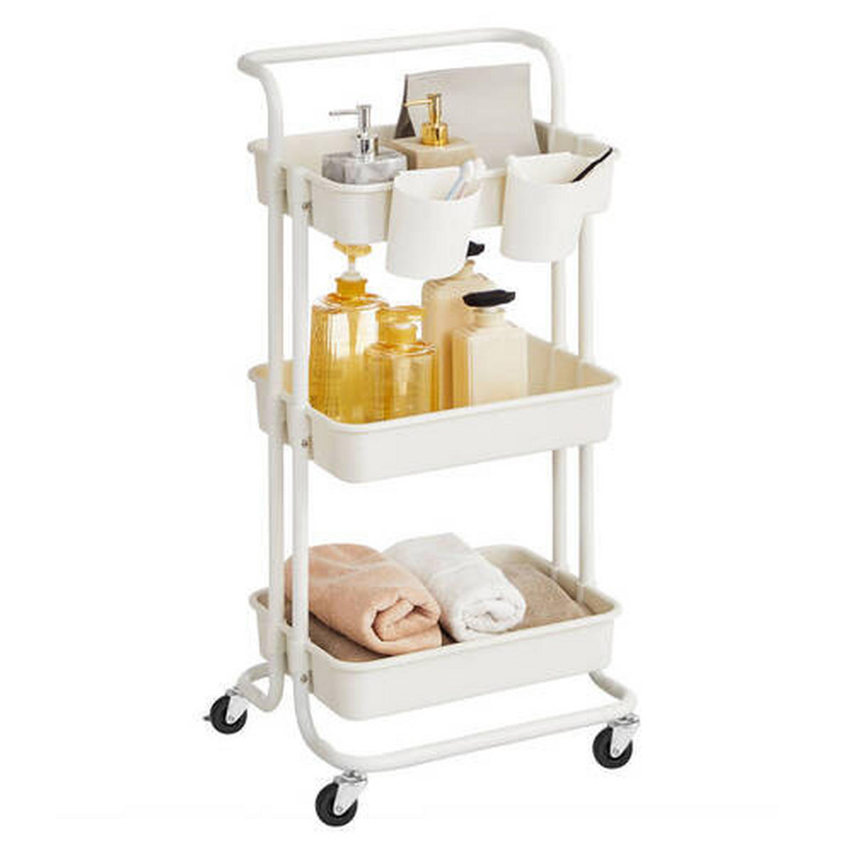 ALLZWECKWAGEN Weiß  - Weiß, Basics, Metall (41,6/33,5/86,3cm) - Boxxx