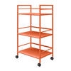 SERVIERWAGEN Orange  - Orange, Design, Kunststoff/Metall (43/77/29cm) - MID.YOU
