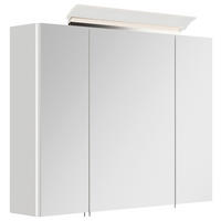 SPIEGELSCHRANK 80/62/17 cm  - Weiß Hochglanz, MODERN, Glas/Holzwerkstoff (80/62/17cm) - MID.YOU