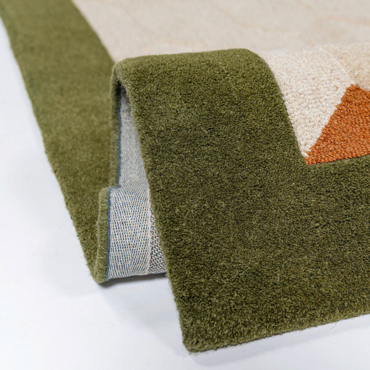 WOLLTEPPICH 200/290 cm Apex Olivgrün rechteckig  - Olivgrün, Basics, Textil (200/290cm) - Flair Rugs