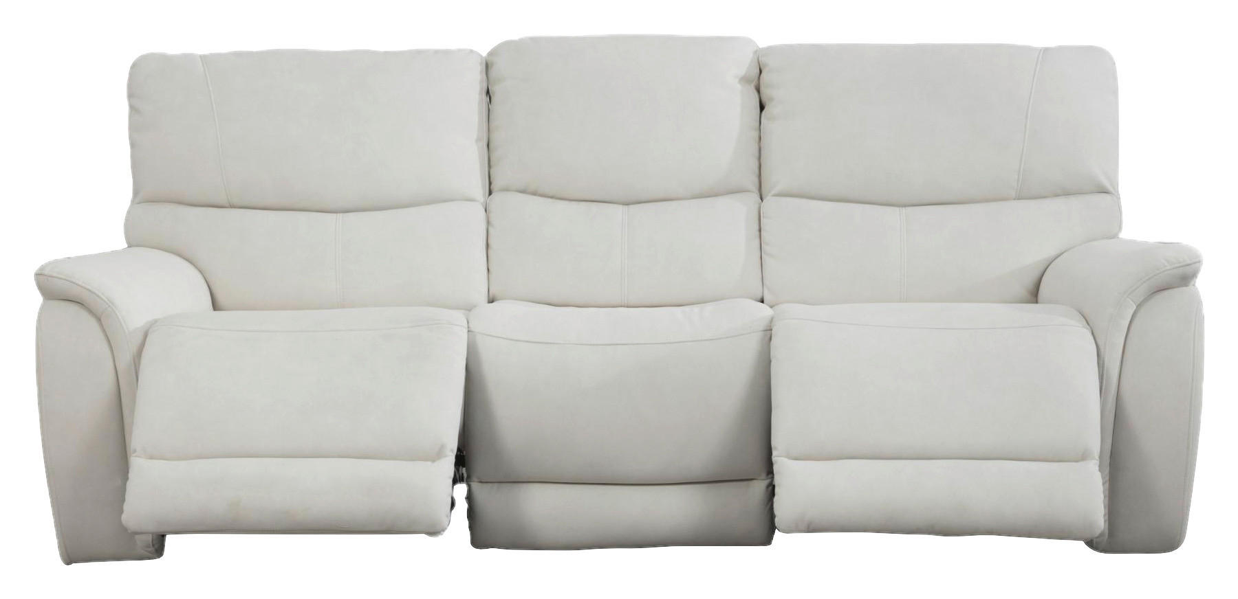 3-SITS SOFFA i vävt tyg cremefärgad  - svart/cremefärgad, Klassisk, metall/textil (221/99/98cm) - Livetastic