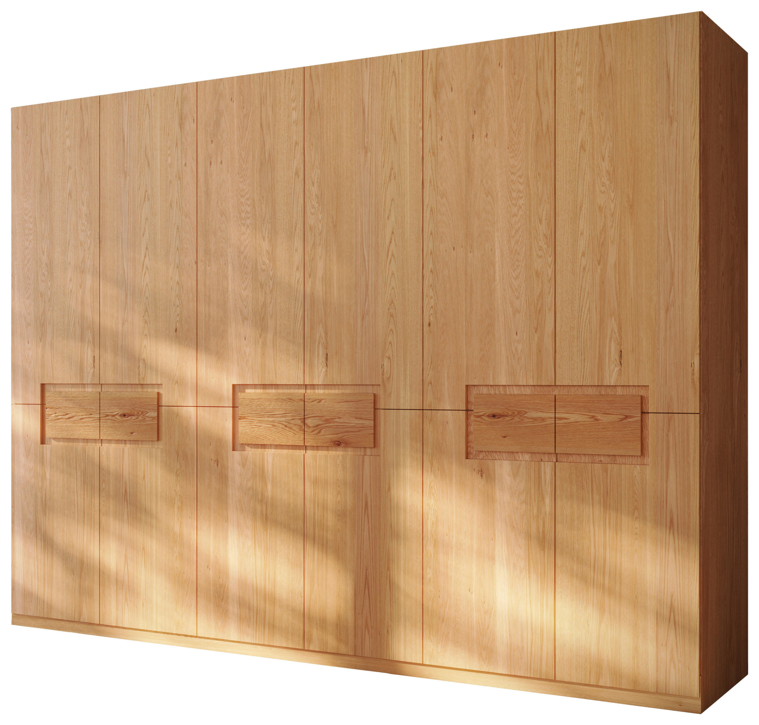 DREHTÜRENSCHRANK  in Buchefarben  - Buchefarben, MODERN, Holz (302/223/62cm) - MID.YOU