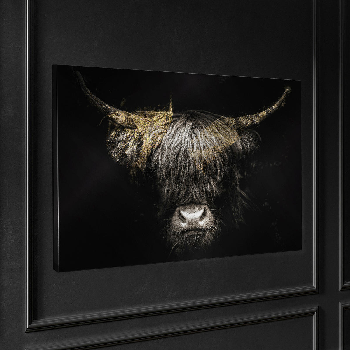 LEINWANDBILD Tiere 85/113 cm  - Multicolor/Schwarz, Basics, Holz/Textil (85/113cm)