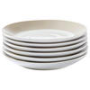 UNTERTASSENSET - Taupe/Weiß, Basics, Keramik (14,5cm) - Van Well