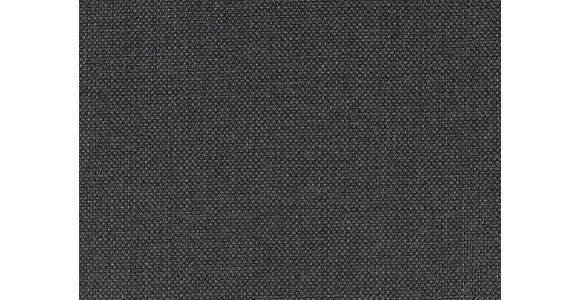 ECKSOFA Schwarz, Dunkelgrau Webstoff  - Dunkelgrau/Schwarz, Design, Textil/Metall (235/280cm) - Hom`in