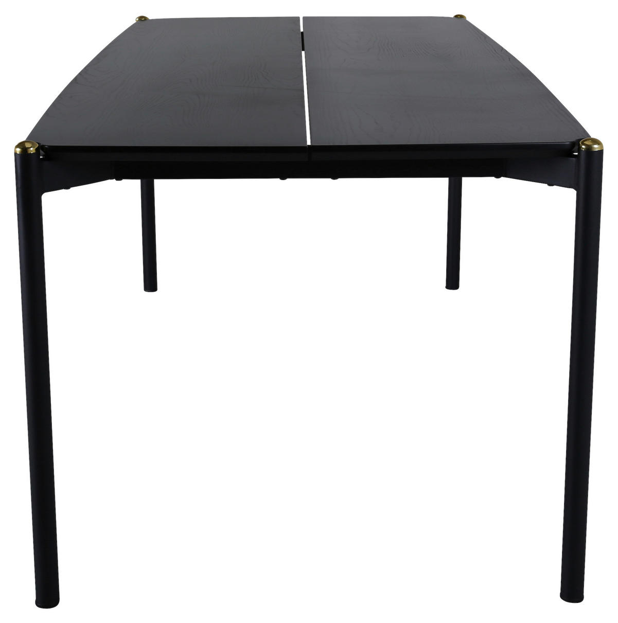 MATBORD i metall, trämaterial 190/90/75 cm   - svart, Design, metall/trämaterial (190/90/75cm) - Livetastic