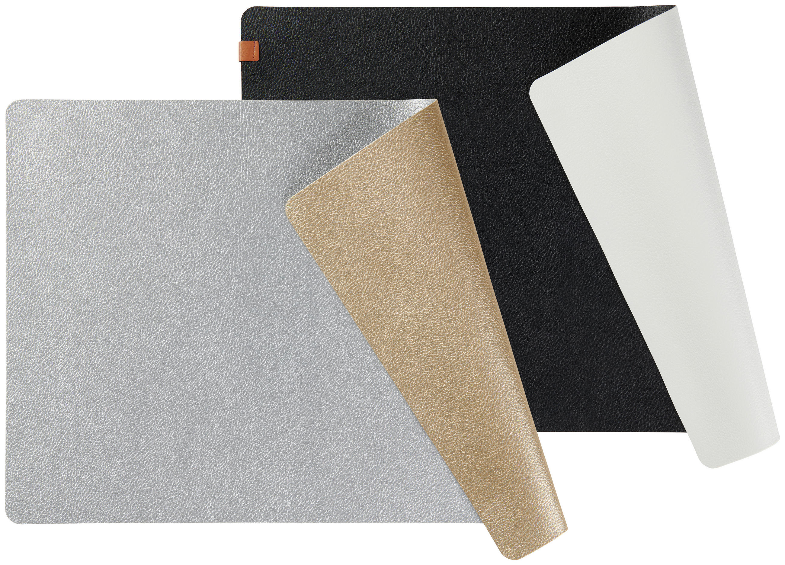 TISCHSET Kunststoff Silberfarben, Goldfarben 45/30 cm  - Silberfarben/Goldfarben, Basics, Kunststoff (45/30cm)