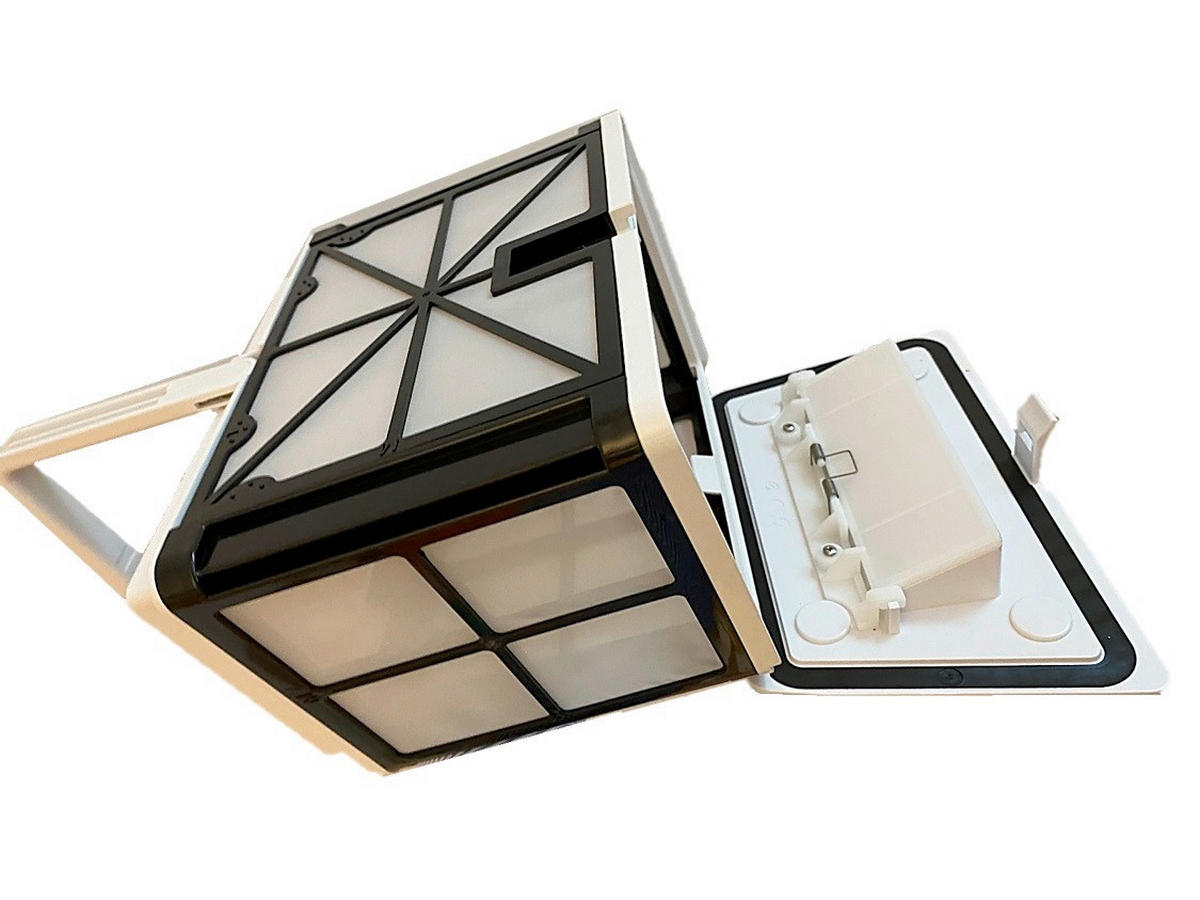 POOLROBOTER XEOX POSEIDON  - Orange/Grau, Basics, Kunststoff (43/40/25cm)