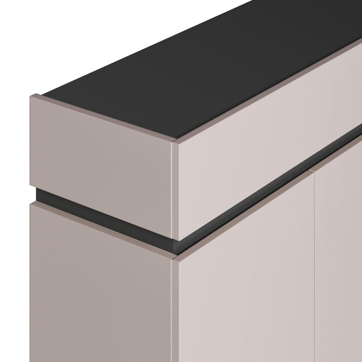 SCHUHSCHRANK Anthrazit, Kaschmir  - Kaschmir/Anthrazit, Design, Holzwerkstoff/Kunststoff (120/118/34cm) - Voleo