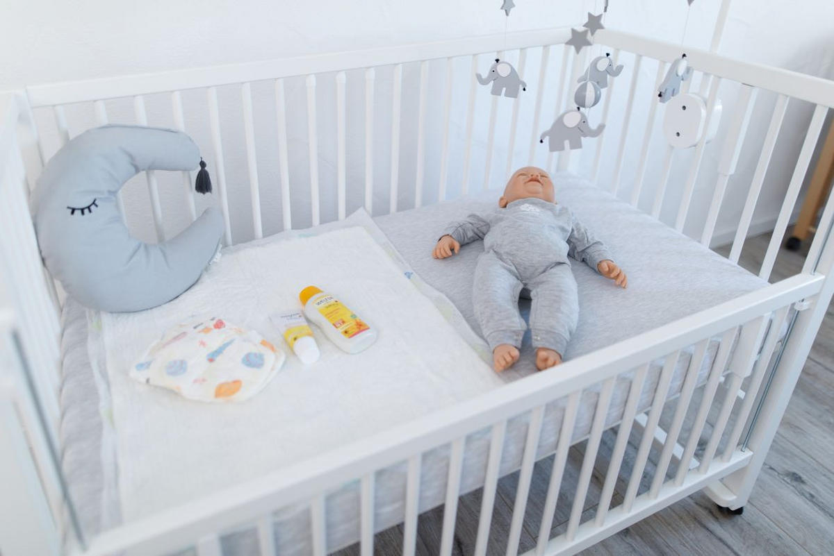 BEISTELLBETT Hajo   - Weiß, Basics, Holz (124/90/64cm) - tiSsi