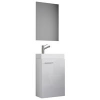 GÄSTEBAD 41 cm  - Weiß, KONVENTIONELL, Keramik/Holzwerkstoff (41cm) - MID.YOU