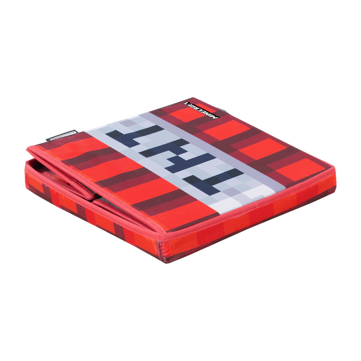 SITZBOX Minecraft Gaming  - Rot/Schwarz, MODERN, Karton/Textil (30/30/30cm) - Minecraft