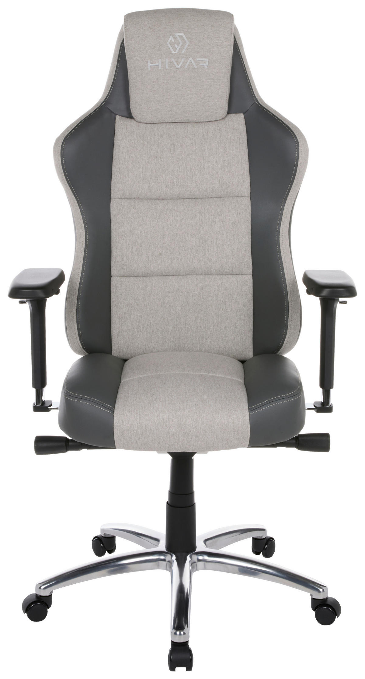 EQLIPSE Cloud Silver Anthrazit, Silberfarben, Hellgrau Metall, Textil   - Anthrazit/Silberfarben, LIFESTYLE, Textil/Metall (79/142/77cm) - HIVAR