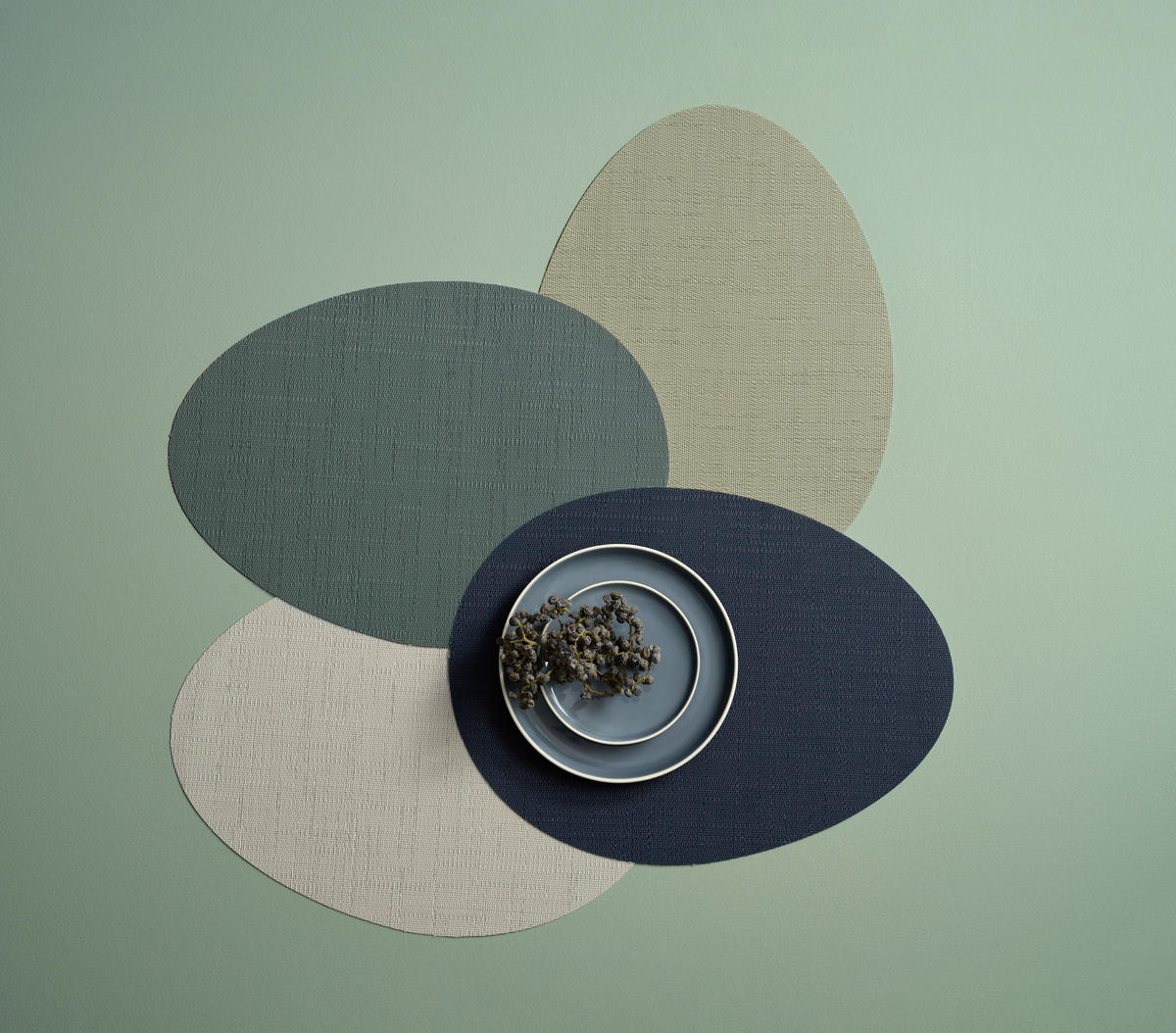 TISCHSET Kunststoff Dunkelblau 45/35 cm  - Dunkelblau, KONVENTIONELL, Kunststoff (45/35cm) - ASA
