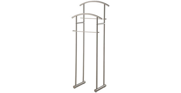 HERRENDIENER Edelstahlfarben  - Edelstahlfarben, Design, Metall (43/114/30cm) - Carryhome