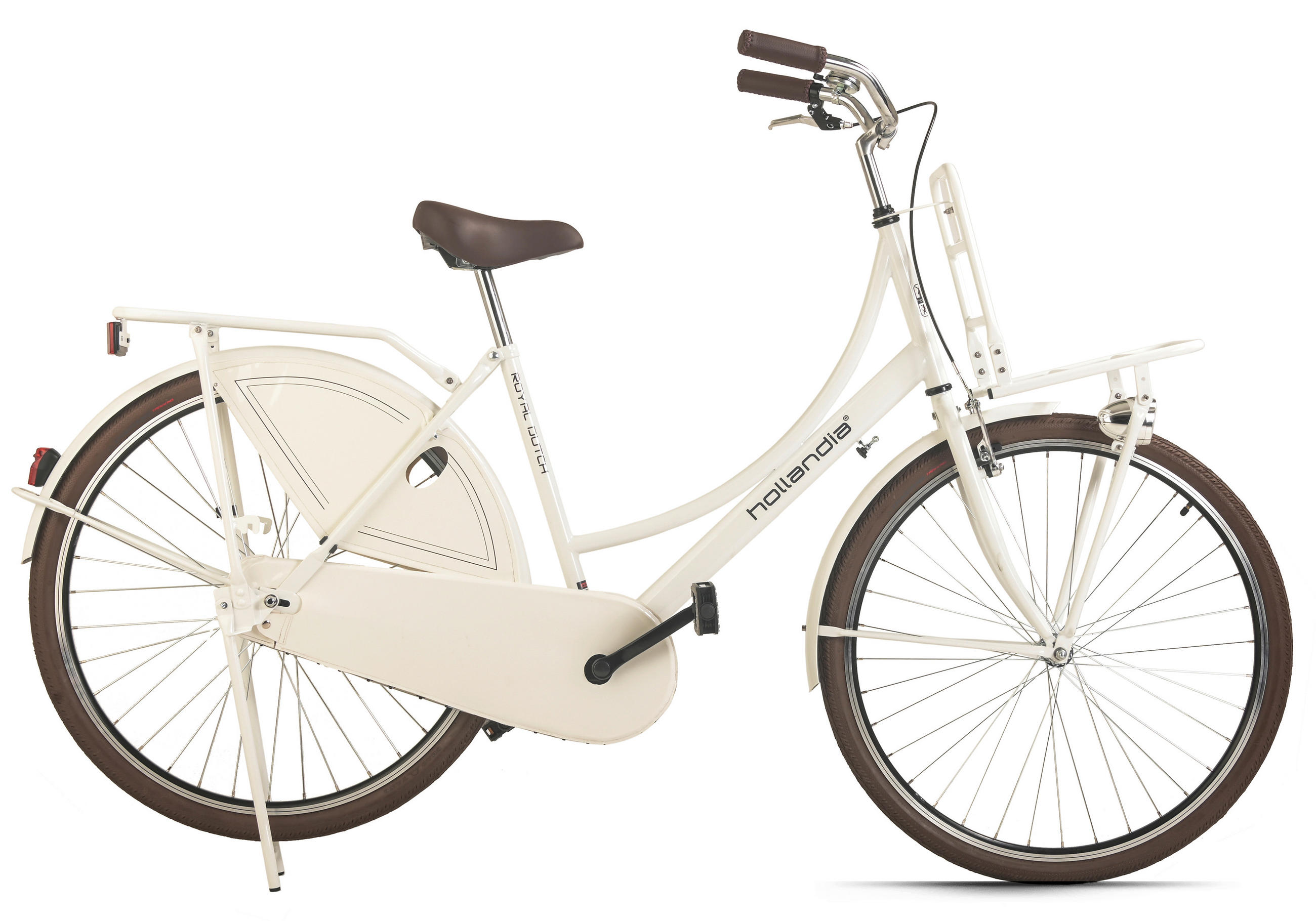 Citybike Hollandia Royal Dutch Singlespeed, Weiß, 28 Zoll