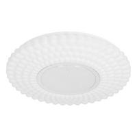 LED-DECKENLEUCHTE 38/38/7 cm   - Chromfarben/Weiß, KONVENTIONELL, Kunststoff/Metall (38/38/7cm)