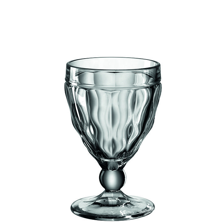 KOZAREC ZA BELO VINO - antracit, Basics, steklo (8,30/13,00/8,30cm) - Leonardo