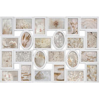 COLLAGEN-BILDERRAHMEN in Weiss  - Weiss, Basics, Kunststoff (87/58/2,5cm)