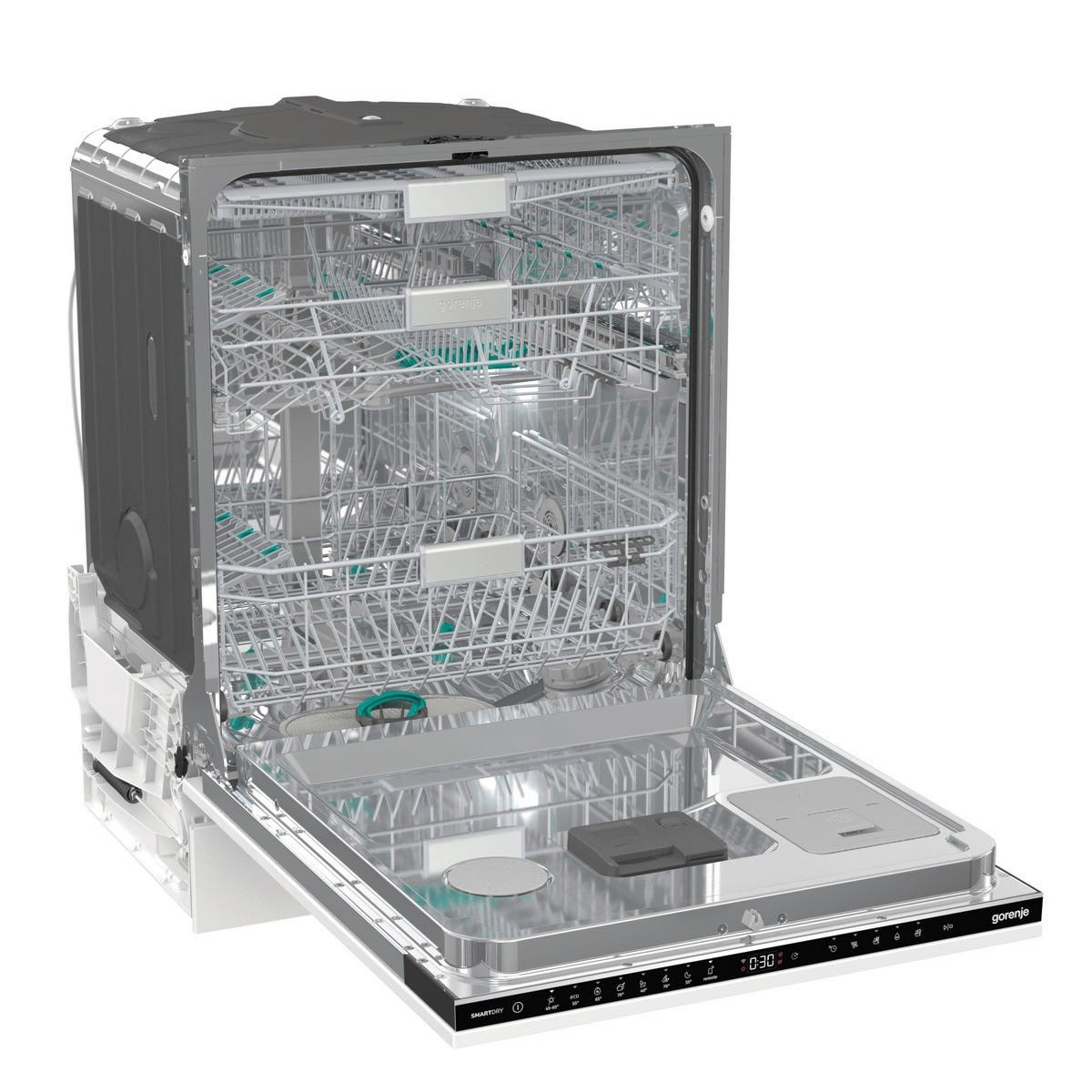 GESCHIRRSPÜLER GV693C60UVAD  - Schwarz, Basics, Kunststoff/Metall (59,8/81,6/55,5cm) - Gorenje