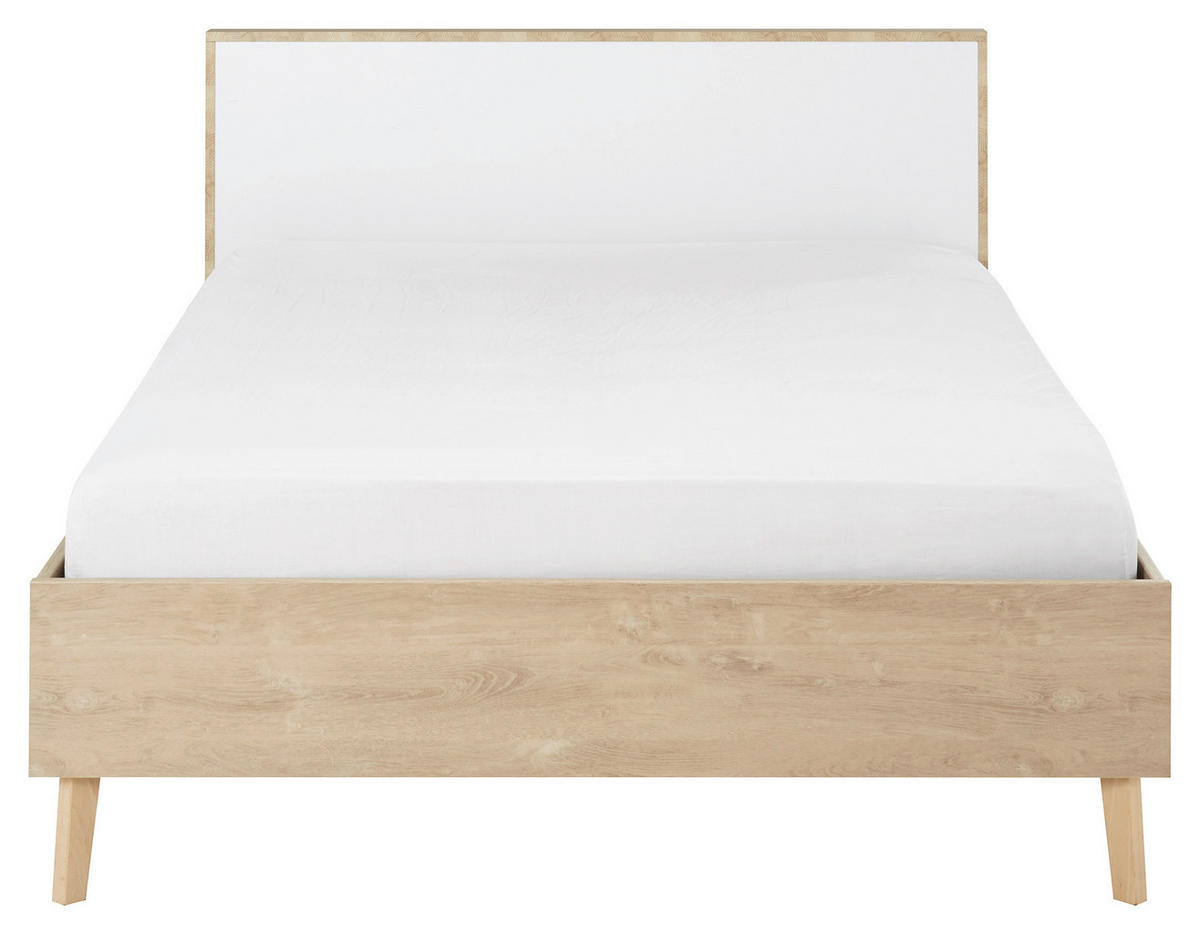 BETT 120/200 cm  in Eichefarben  - Eichefarben/Buchefarben, MODERN, Holz (120/200cm) - MID.YOU