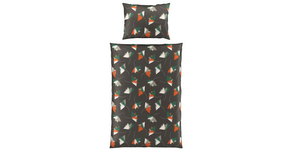 BETTWÄSCHE Satin 140/200 cm  - Graubraun, KONVENTIONELL, Textil (140/200cm) - Esposa